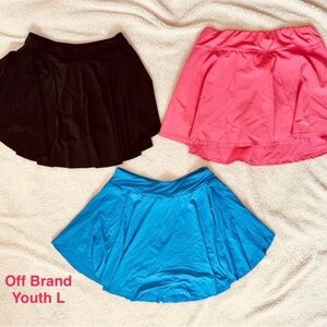 tennis Skirt - Black, Pink, Blue